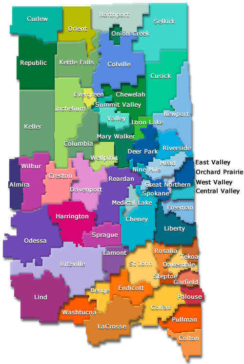 Public School Districts NorthEast Washington ESD 101
